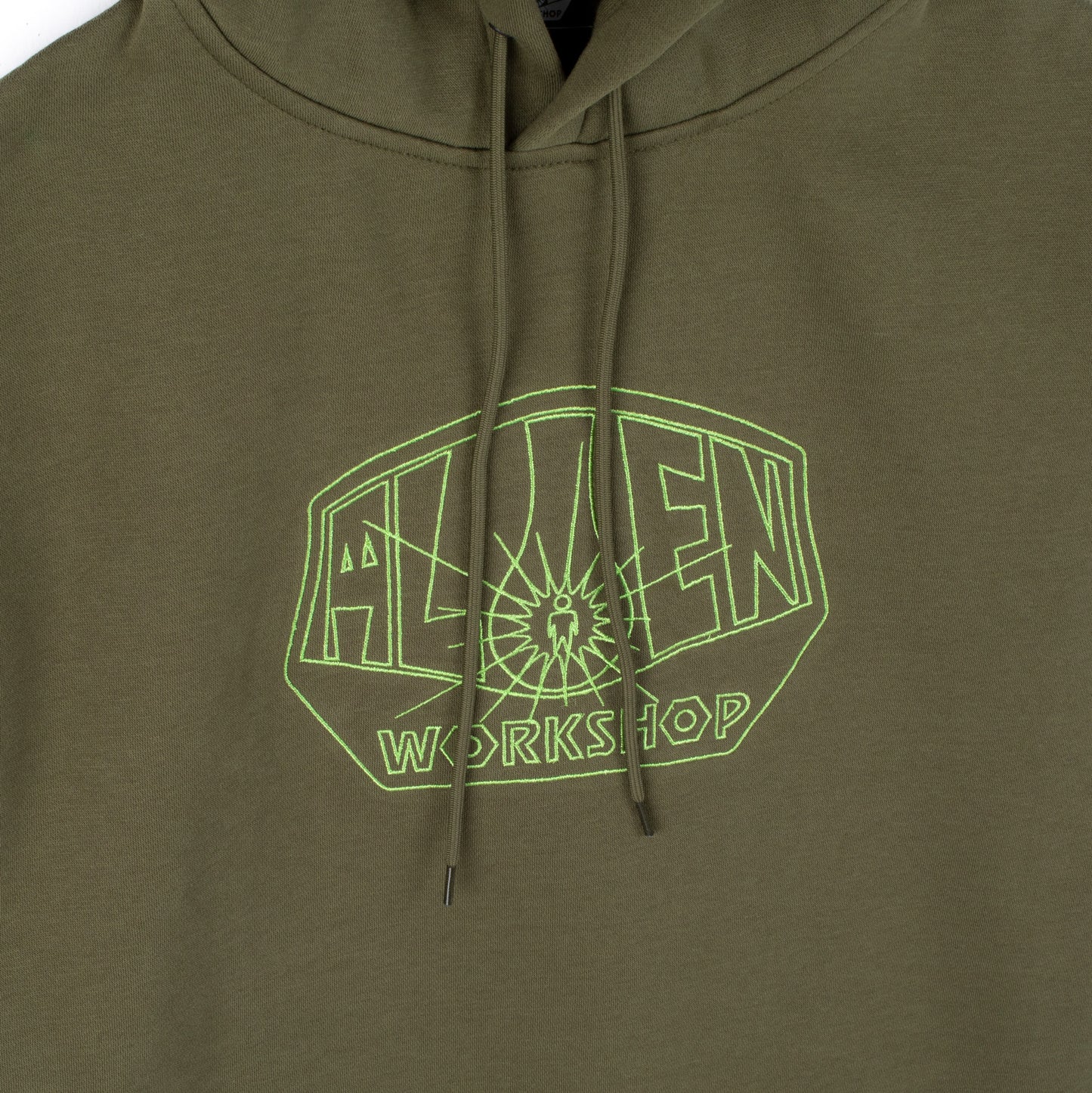 OG Logo Lines Hoodie Olive